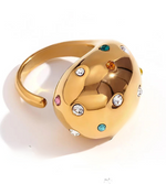 Load image into Gallery viewer, BARNEY CHUNKY RING RAINBOW BRIGHT