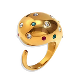 Load image into Gallery viewer, BARNEY CHUNKY RING RAINBOW BRIGHT