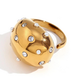 Load image into Gallery viewer, BARNEY CHUNKY RING PEARLY WHITES