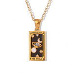 Load image into Gallery viewer, THE WORLD TAROT NECKLACE