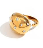 Load image into Gallery viewer, BARNEY CHUNKY RING STARLIGHT