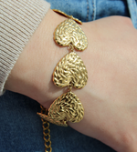 Load image into Gallery viewer, ALL MY HEARTS BRACELET GOLD
