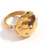 Load image into Gallery viewer, BARNEY CHUNKY RING RAINBOW BRIGHT
